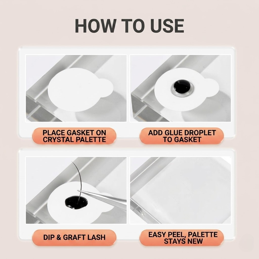 100 stickers/5 sheets Eyelash  - Eyelash Extension Menu recensione e prezzo
