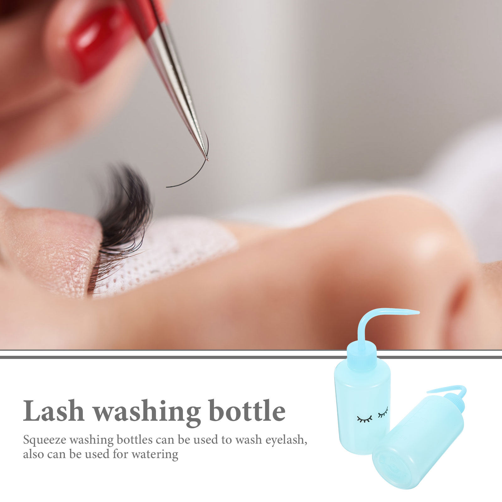 2Pcs Lash Washing Bottle Squee - Eyelash Extension Wash recensione e prezzo