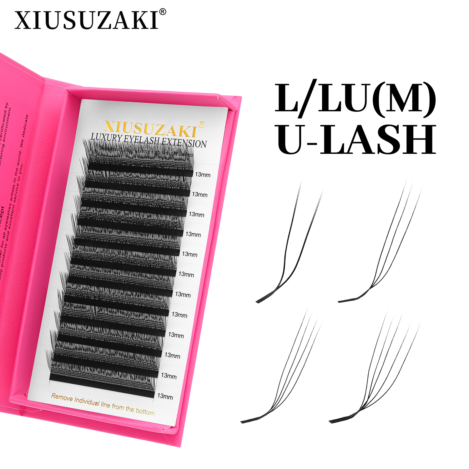XIUSUZAKI L/LU/M Curl U/W Lash - Eyelash Extension Yelix recensione e prezzo