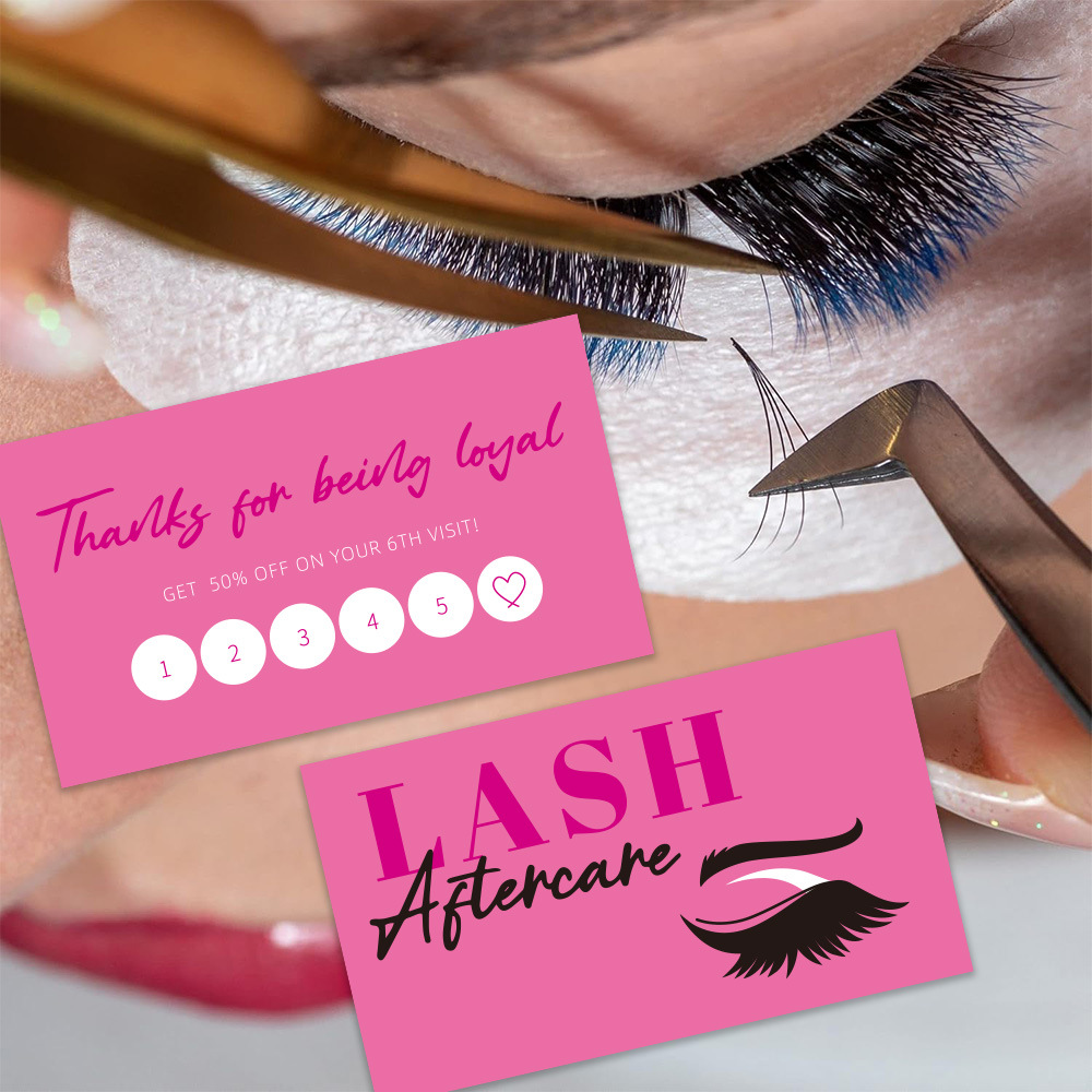 50pcs Shining Eyelash Business - Eyelash Extension Menu recensione e prezzo