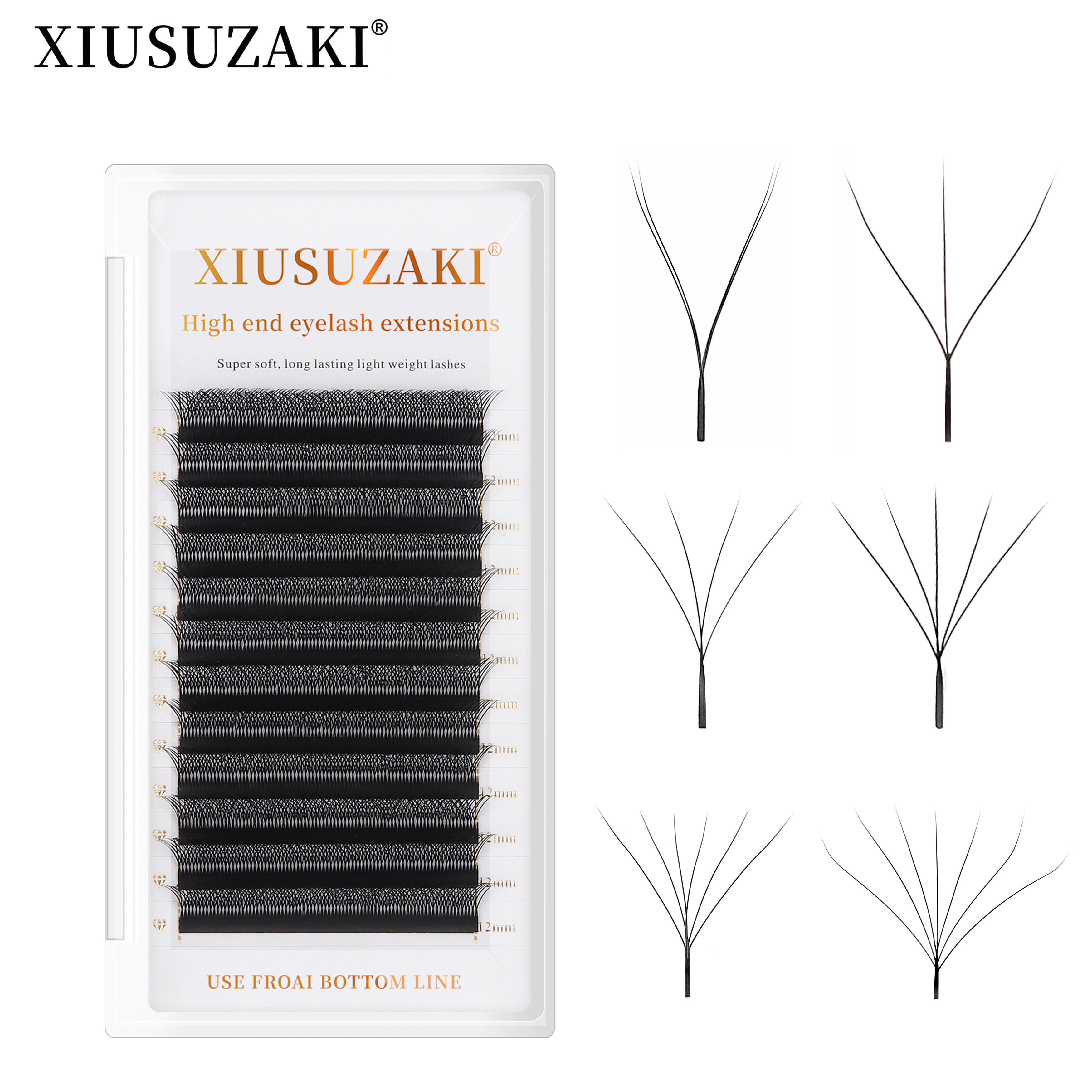 XIUSUZAKI W Shaped Bloom 2D 3D - Eyelash Extension Model recensione e prezzo