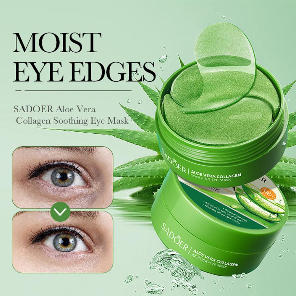 60pcs Aloe Vera Collagen Under - Eye Pad Collagen recensione e prezzo