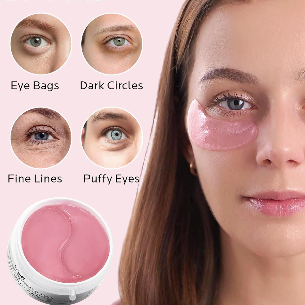 BARUBT Collagen Hydrogel Firms - Eye Pad Collagen recensione e prezzo