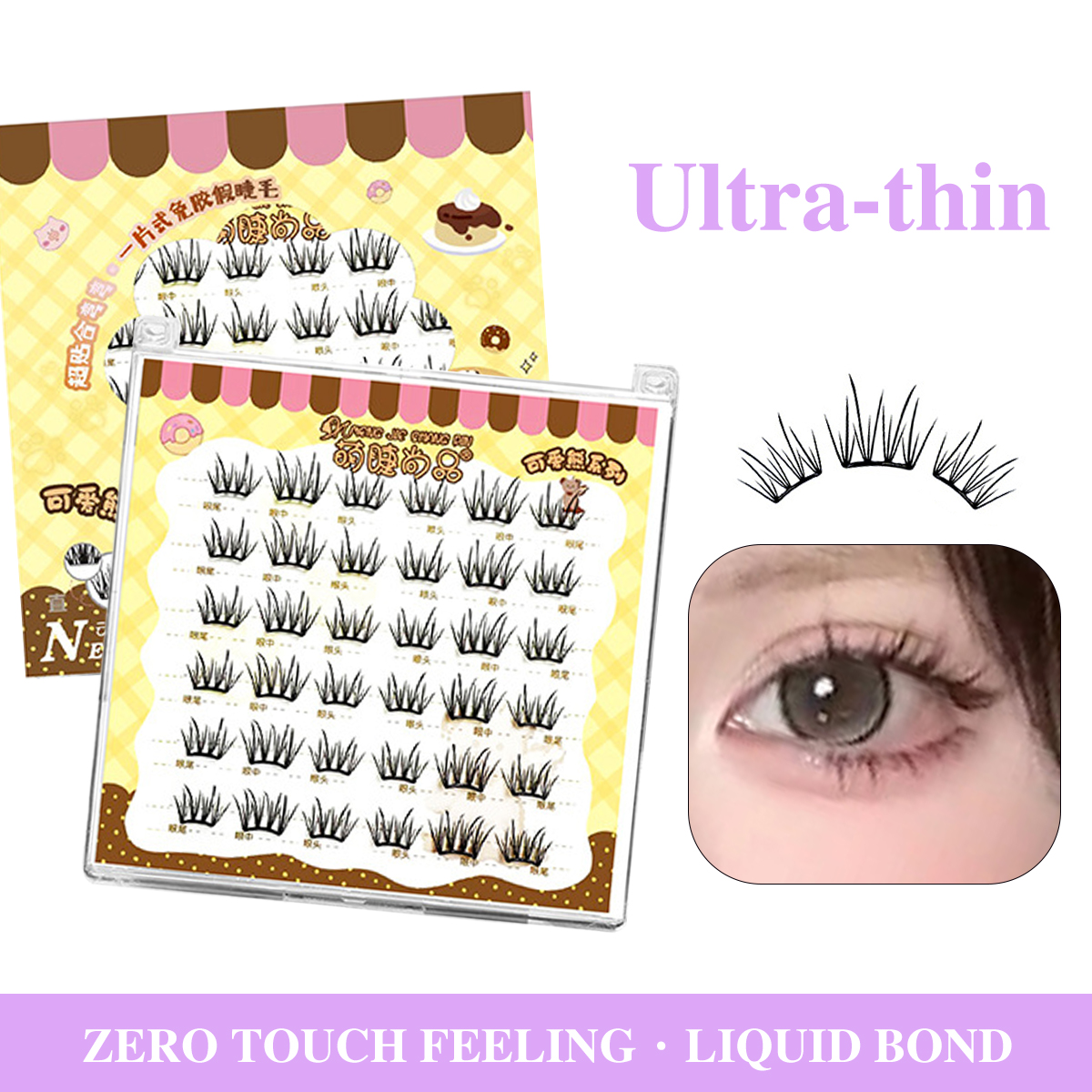 No-GlueSelf-adhesive Lash Mang - Eyelash Extension Menu recensione e prezzo