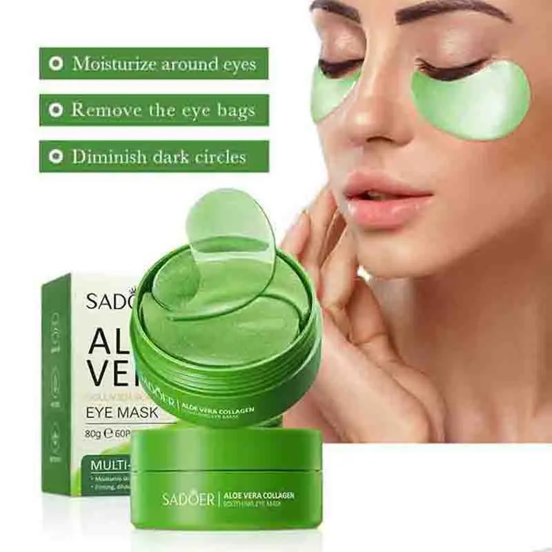 60pcs Aloe Vera Collagen Eye M - Eye Pad Collagen recensione e prezzo