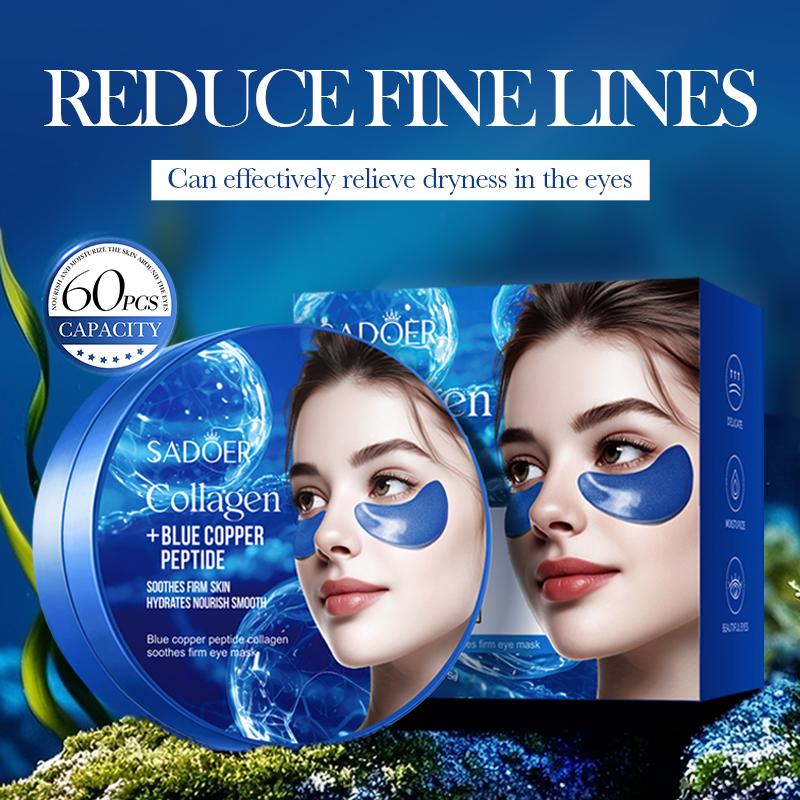 60pcs SADOER Caffeine Crystal  - Eye Pad Collagen recensione e prezzo