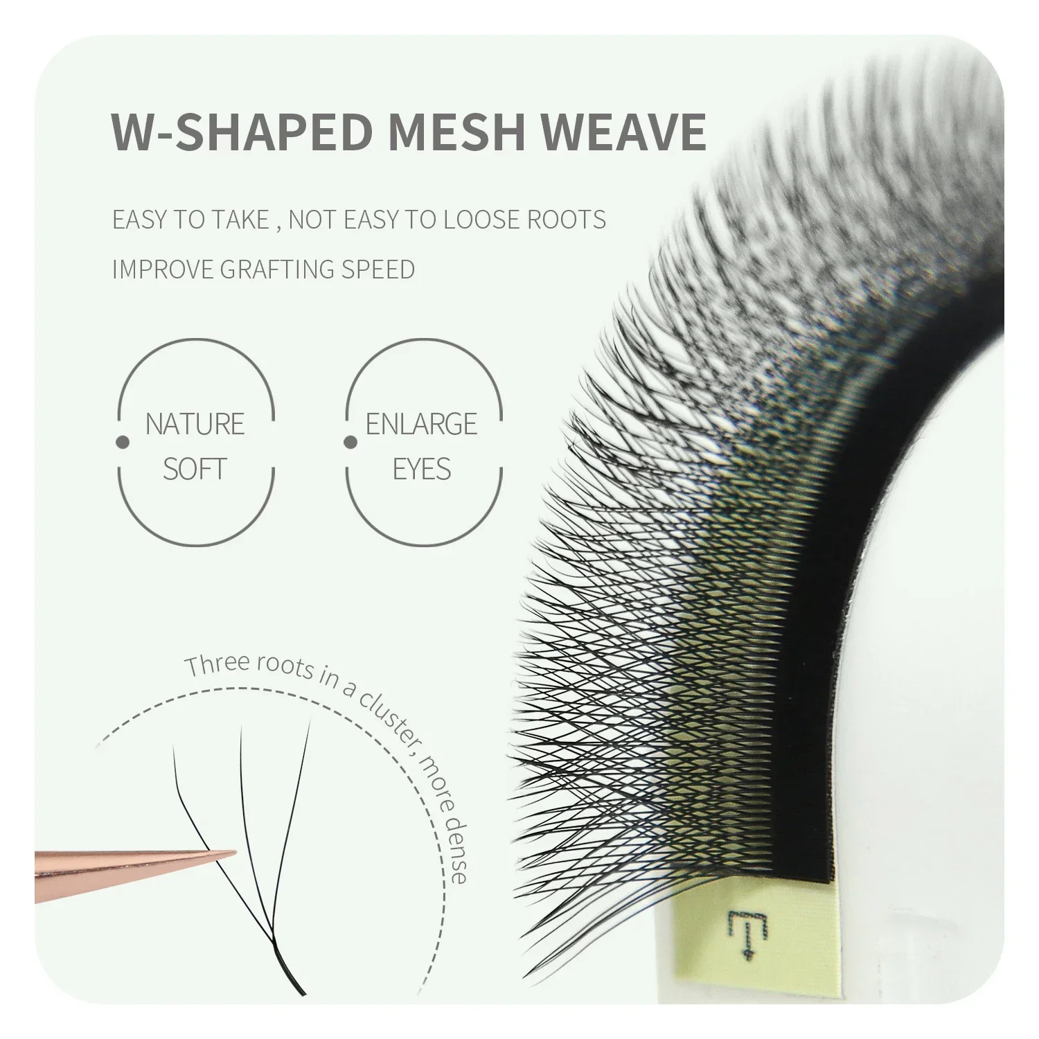 ANNAFRIS Brown W Shape Lash Ex - Eyelash Extension Yelix recensione e prezzo
