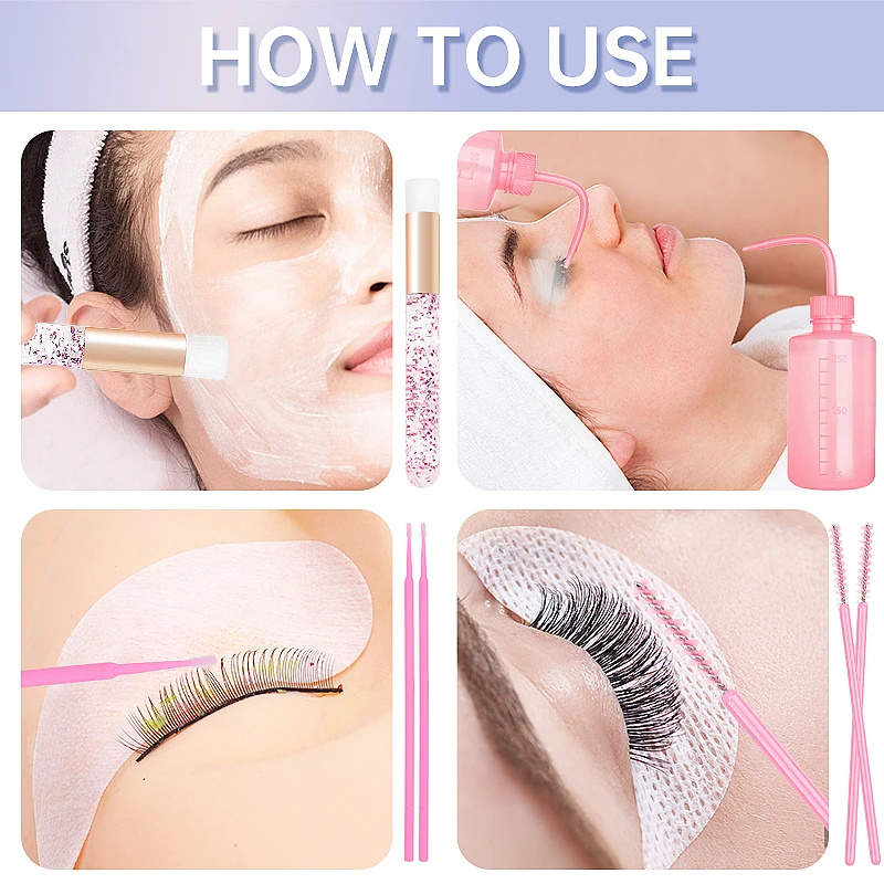 153pcs/Set Eyelash Extension S - Eyelash Extension Wash recensione e prezzo