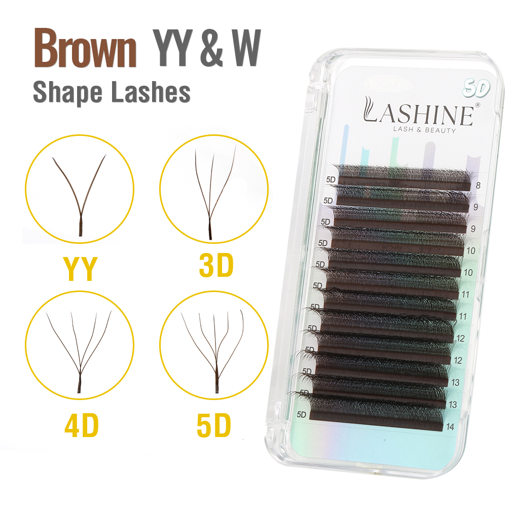 LASHINE Brown YY/3D/4D/5D W Sh - Eyelash Extension Yelix recensione e prezzo