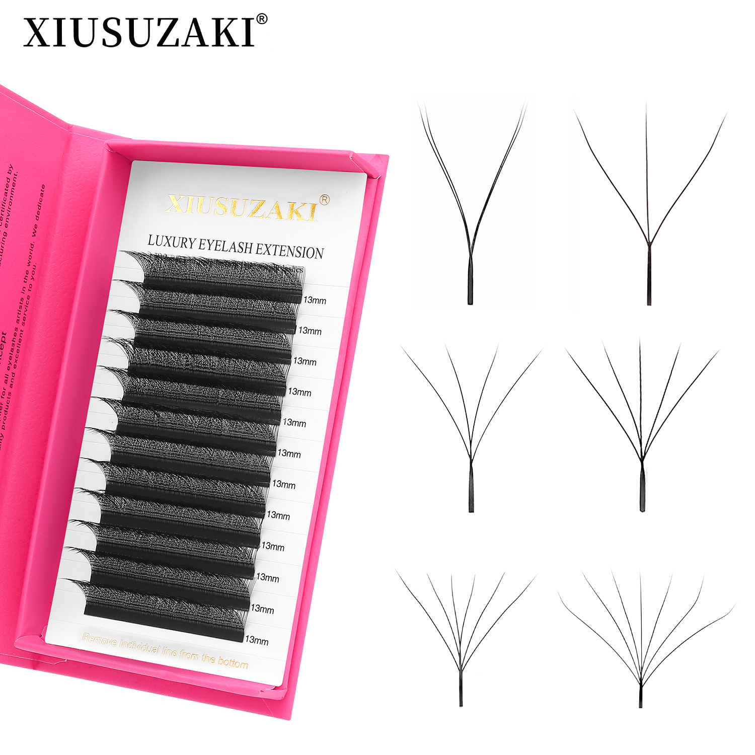 XIUSUZAKI W Shaped Lashes Bloo - Eyelash Extension Yelix recensione e prezzo