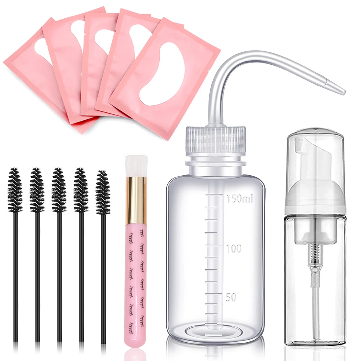 13Pcs Eyelash Extension Cleani - Eyelash Extension Wash recensione e prezzo