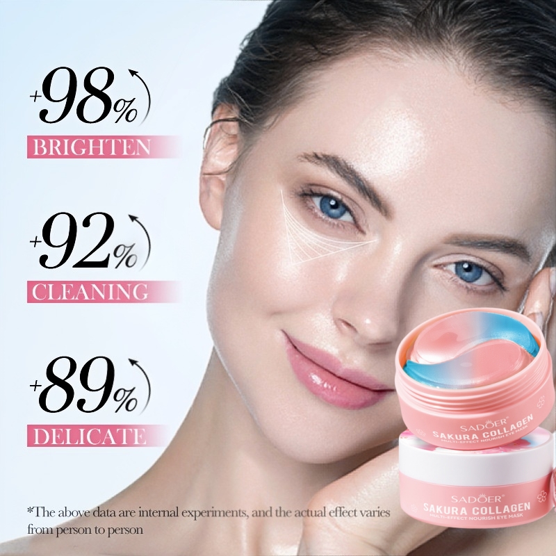 60Pcs Sakura Collagen Multi-Ef - Eye Pad Collagen recensione e prezzo