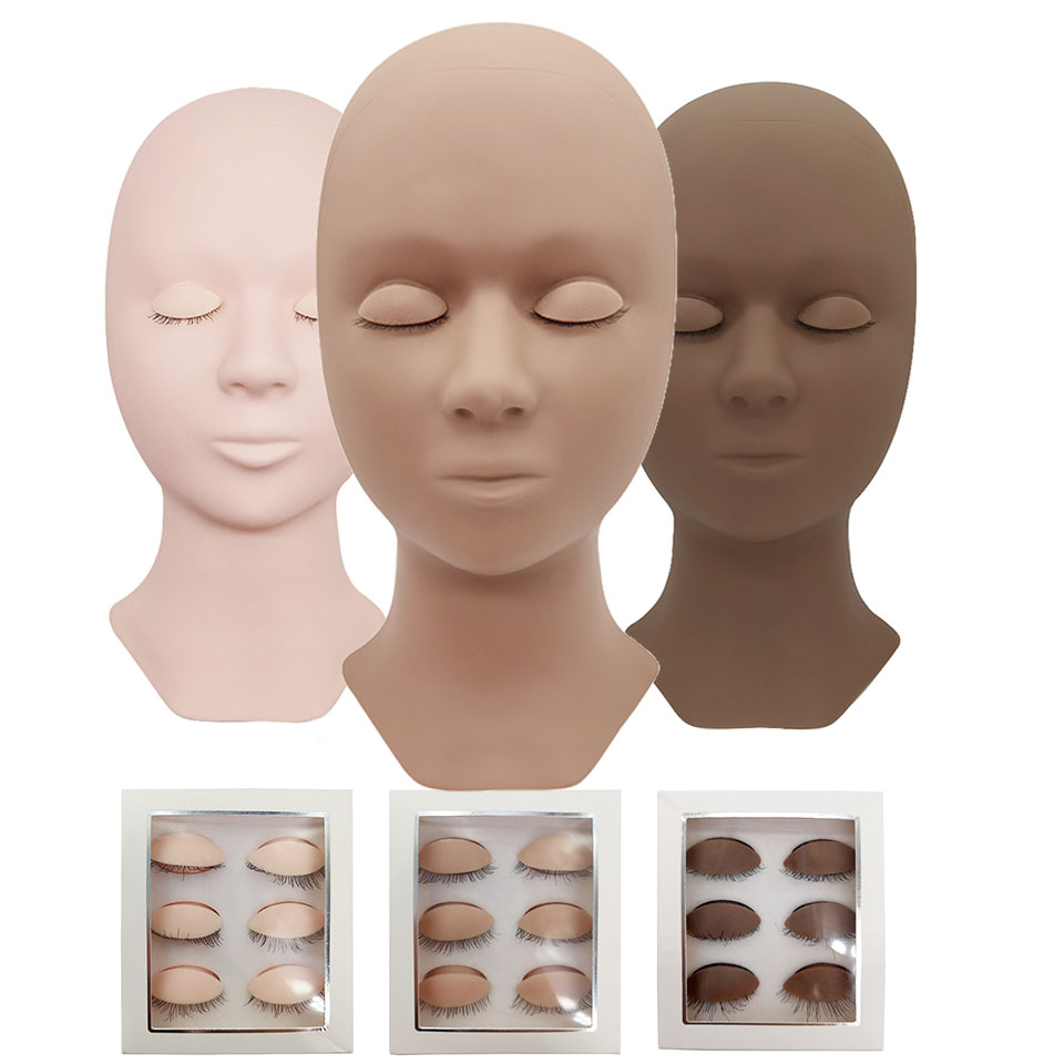 Silicone Head Training Mannequ - Eyelash Extension Model recensione e prezzo